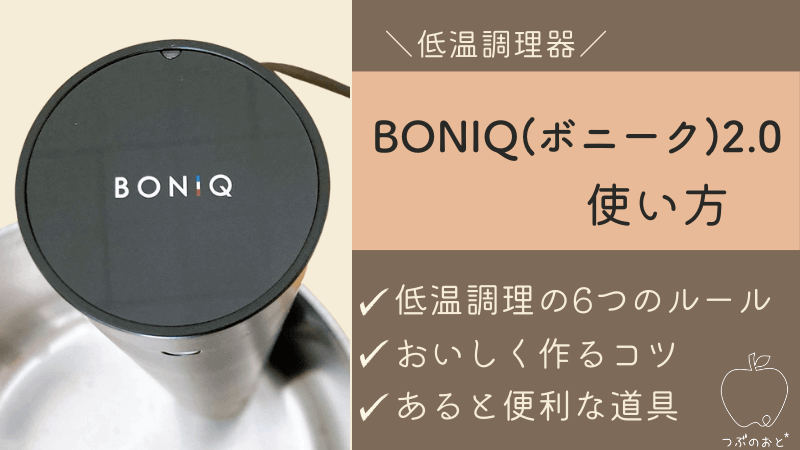 工場直送 【新品】低温調理器 BONIQ2.0 ヘイズブラック ボニーク2.0 調理器具